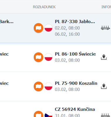 Przycisk mapy w ofertach